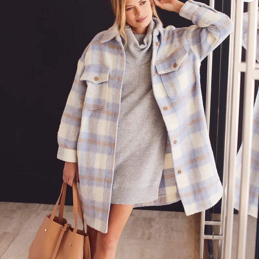 Lulu's Tea Reader Light Grey Sweater Dress Small